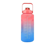 ExtraLink Butelka motywacyjna bidon na wodę 2000ml czerwono-niebieska - 1585398 - zdjęcie 1